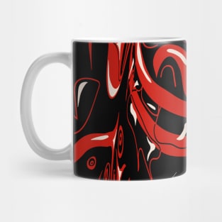 Reality vs Nightmare Characters Pattern Mug